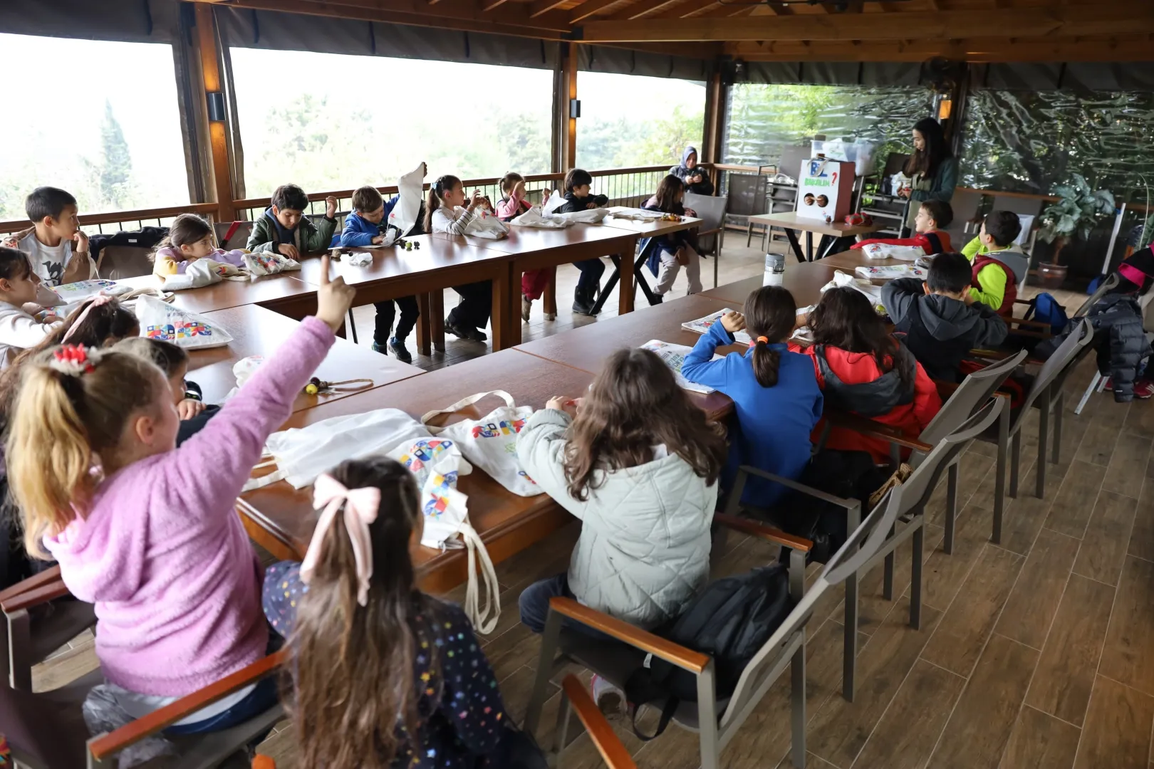 Minik kaşifler Leylek Göl Evi’nde