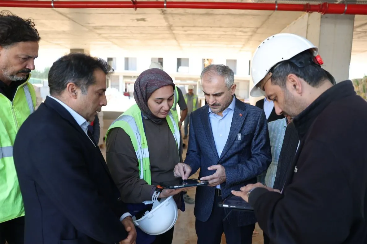 Kocaeli Çayırova Spor Lisesi’nde inşaat hızla sürüyor